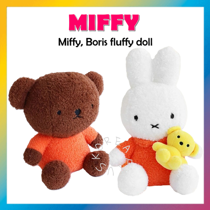 [Miffy] Búp bê lông tơ nhân vật Miffy (Miffy, Boris)