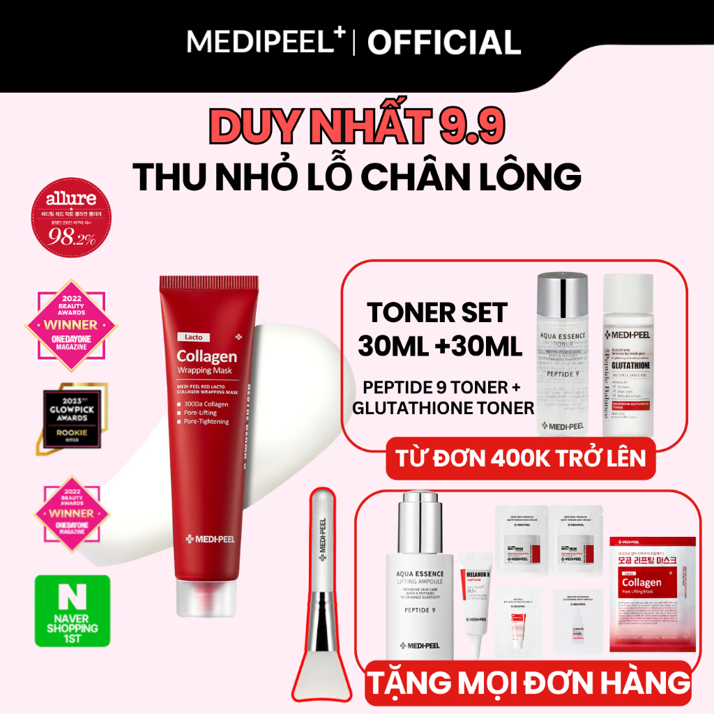Mặt nạ lột MEDIPEEL Red Lacto Collagen Mask 70g