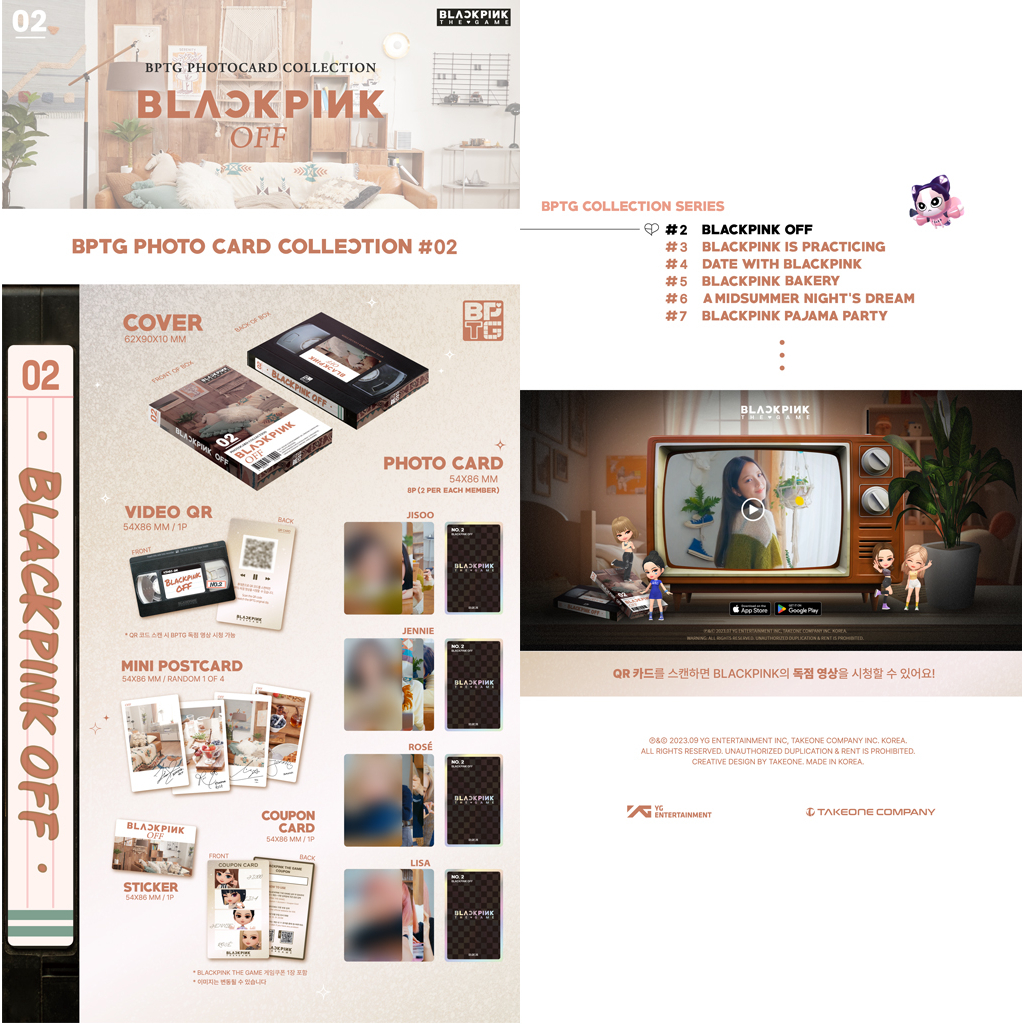 BLACKPINK - THE GAME BỘ SƯU TẬP THẺ ẢNH