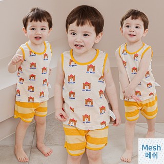 Cordi-i Bộ quần áo ba lỗ cotton cho bé trai bé gái Nemo Kids Short Tank Top Set (23SS)_CG144 chính hãng Cordi-i Hàn Quốc / thời trang trẻ em