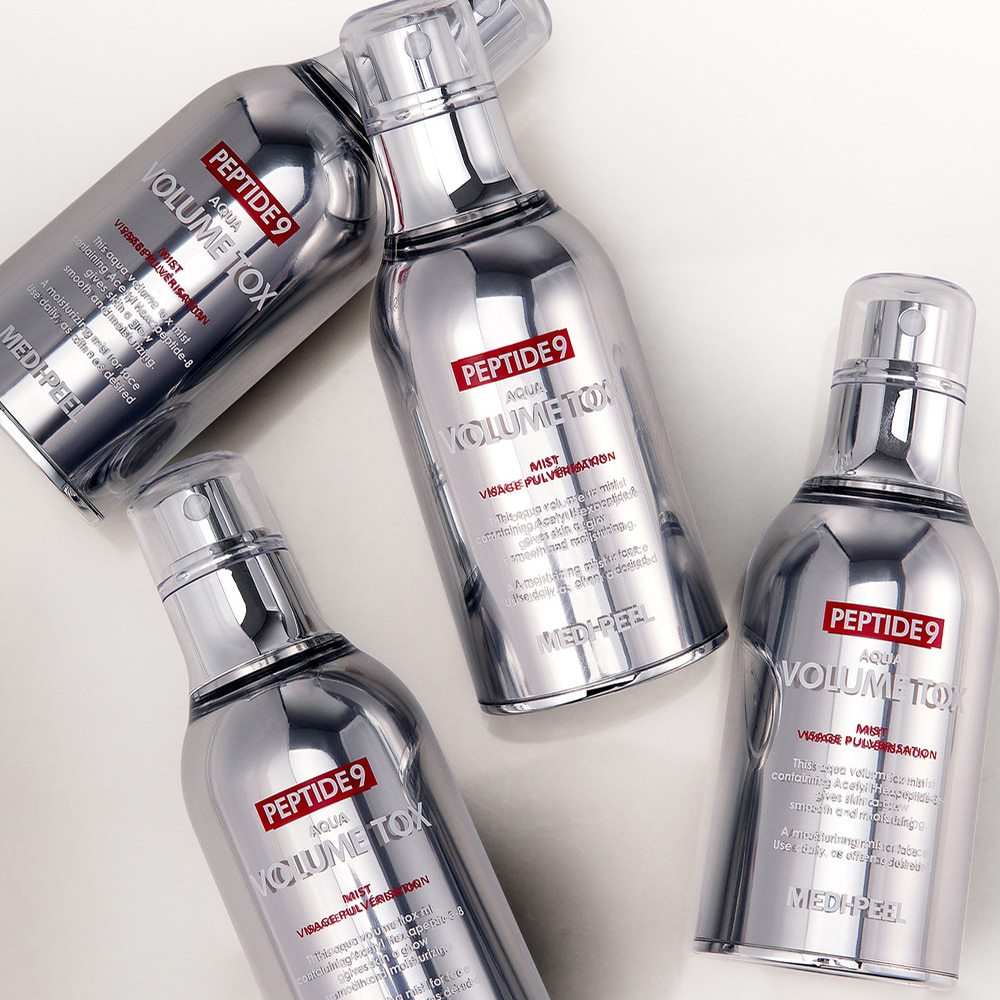 Xịt dưỡng da, giảm nếp nhăn Medi peel PEPTIDE 9 AQUA VOLUME TOX MIST 50 Ml