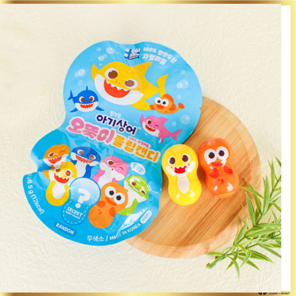 Đồ Chơi Gia Đình Cá Mập pinkfong flipperz 8 Nhân Vật Ngẫu Nhiên roly poly