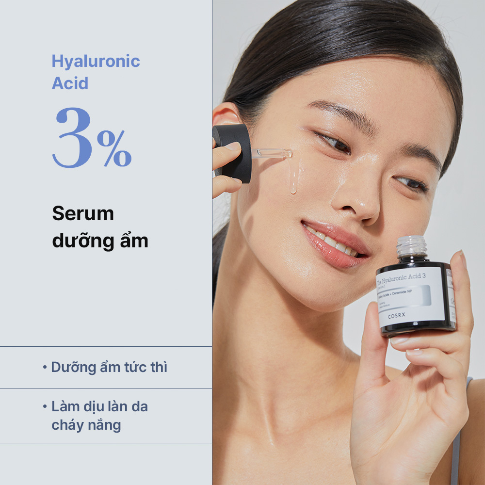 [Chỉ còn 150K sau khi áp voucher] Tinh chất COSRX The RX – Hyaluronic 3% làm mát và dịu da 20ml