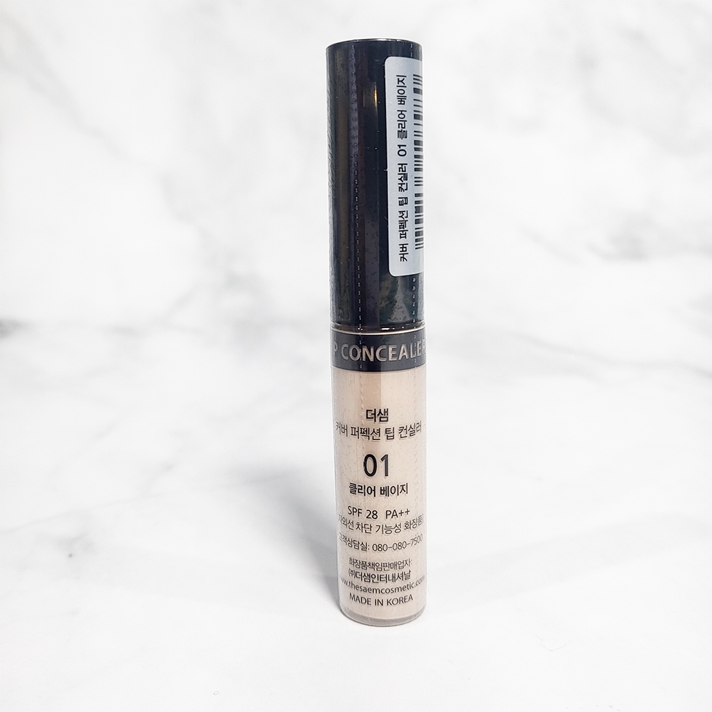 Kem che khuyết điểm The saem cover perfect tip 6.5g với 6 màu