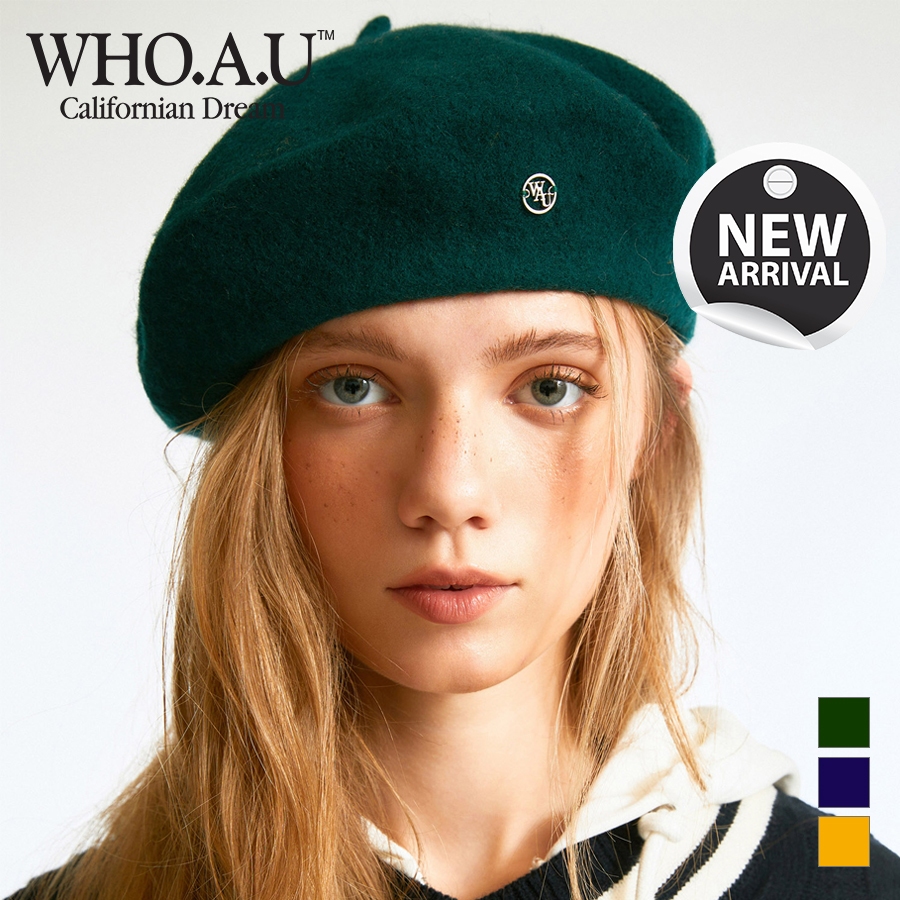 Mũ nồi WHO.A.U WHACD4T71A Wool Classic Beret