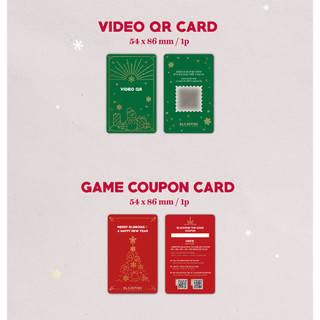 (CHRISTMAS EDITION) BLACKPINK  [THE GAME] PHOTOCARD COLLECTION (23rd Dec.2023)