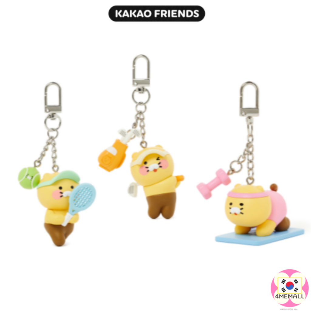 Kakao Móc Khóa Thể Thao Hình kakao friends tennis golf choonsik deco Quà Tặng Trang Trí