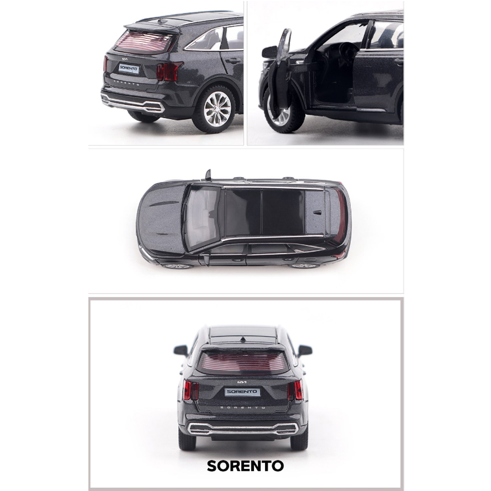 KIA SORENTO MQ4 Die-Cast ô tô mini 12cm 4.75in Phụ kiện nội thất
