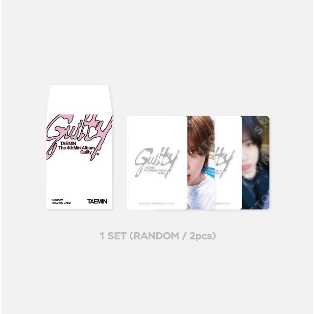 TAEMIN SHINEE RANDOM TRADING CARD SET - Guilty