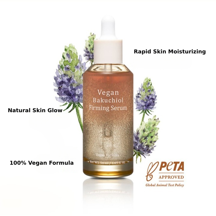 TINAZANA Vegan Bakuchiol Firming Serum 50ml / Chăm sóc da thuần chay Hàn Quốc giúp làm săn chắc, dưỡng ẩm và nuôi dưỡng