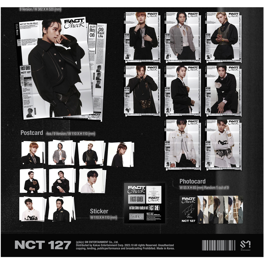 Album đầy đủ thứ 5 SM Entertainment NCT 127 - Fact Check