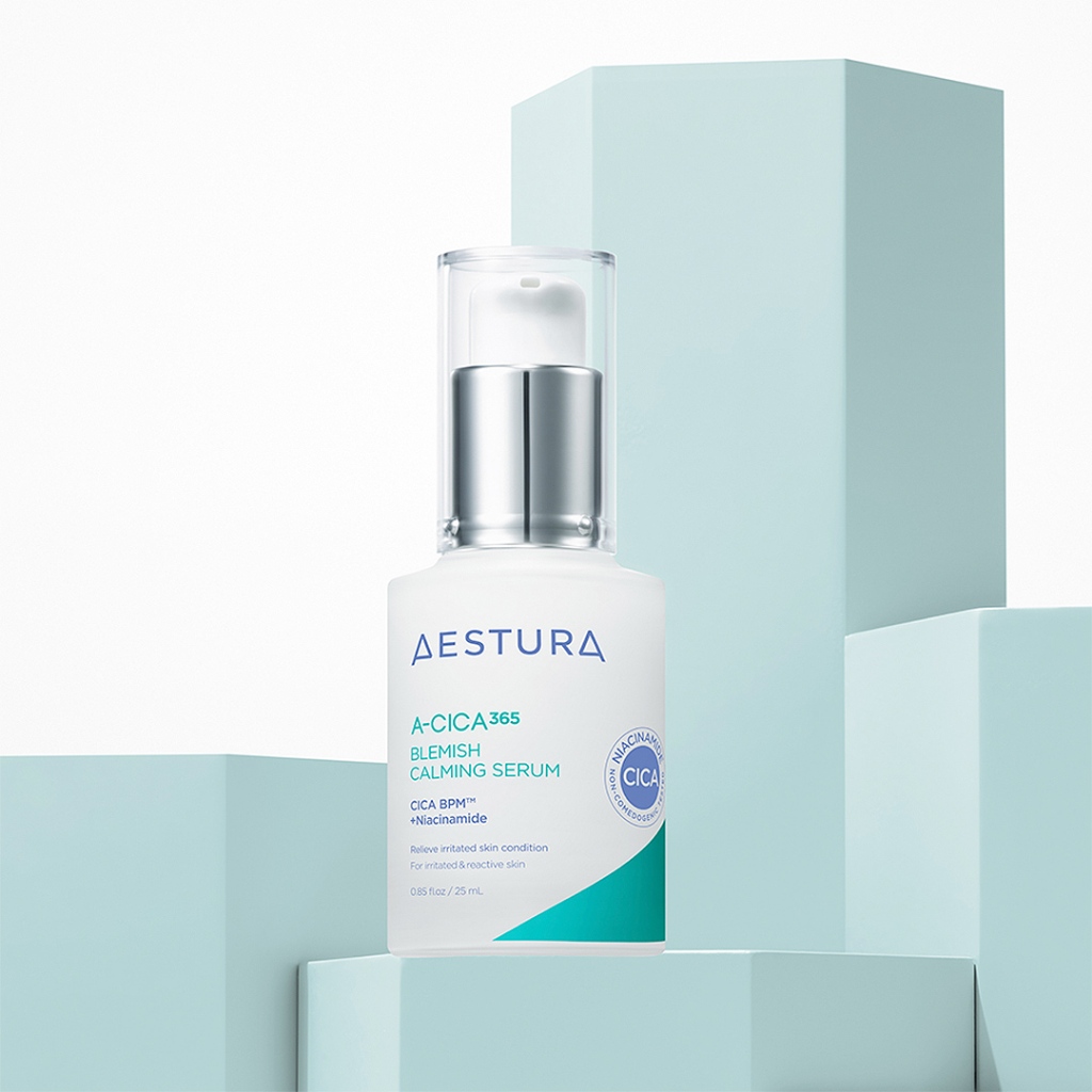 AESTURA A-Cica 365 Blemish Calming Serum Làm Dịu Da Loại Bỏ Thâm Nám 365 25ml - cica bpm + niacinamide