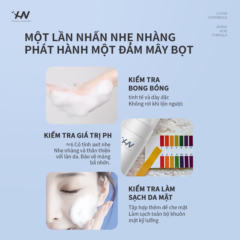 Sữa rửa mặt Lactobacillus HN. Histoire Naturelle Probiotic và Prebiotic Cleanser giúp làm sạch sâu và tăng cường hàng rào bảo vệ da.