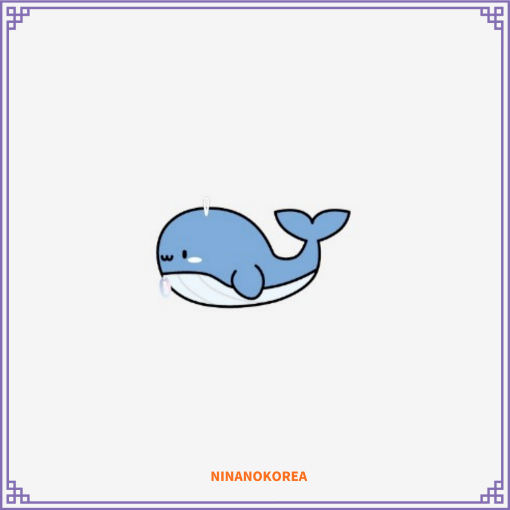 NMIXX WHALE 10CM PLUSH - MIXX UNIVERSITY