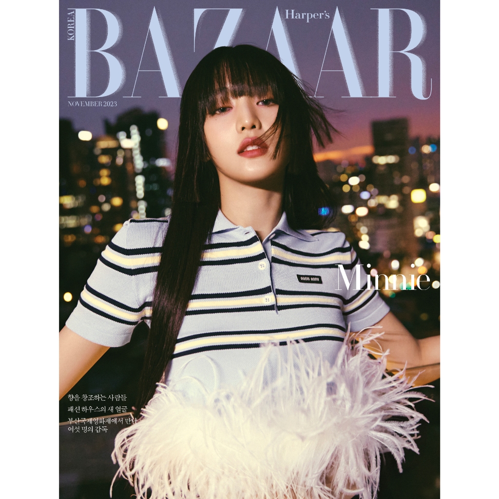 2023.11 Harper's BAZAAR KOREA IVE WONYOUNG, I-DLE MINNIE COVER