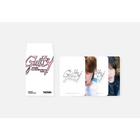 TAEMIN SHINEE RANDOM TRADING CARD SET - Guilty