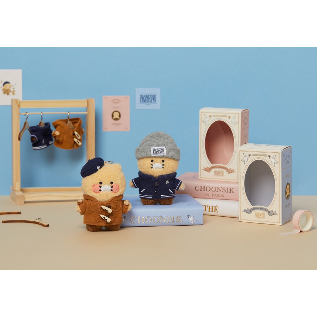 🎀【Last chance In Stock】2023 MFG x Kakao Friends Varsity/ Duffle Coat Choonsik Keyring/ Plush toy