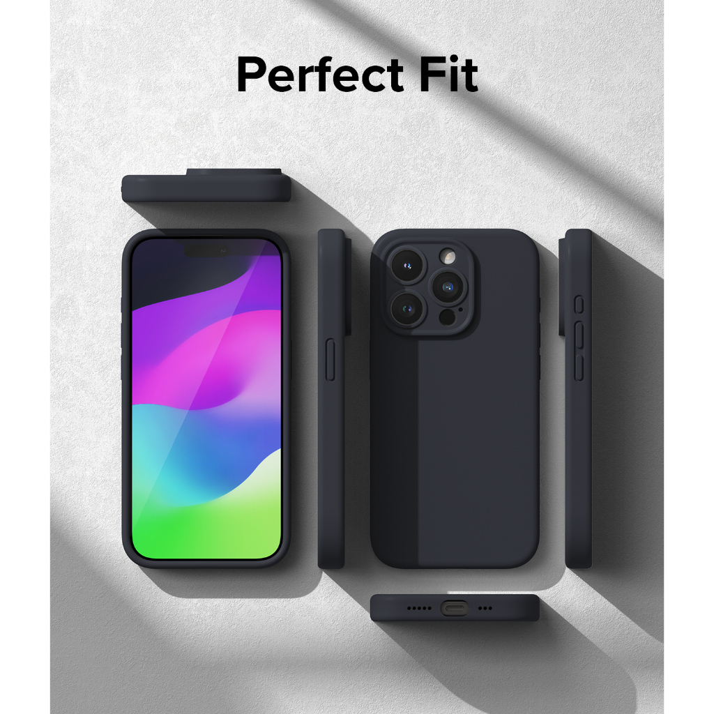 Ringke Silicone Từ tính cho iPhone 15 Pro Max 15 Pro Vỏ silicon mềm nhẹ