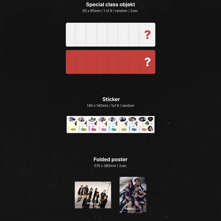 Mini album thứ 5 Kakao M tripleS - EVOLUTION Mujuk