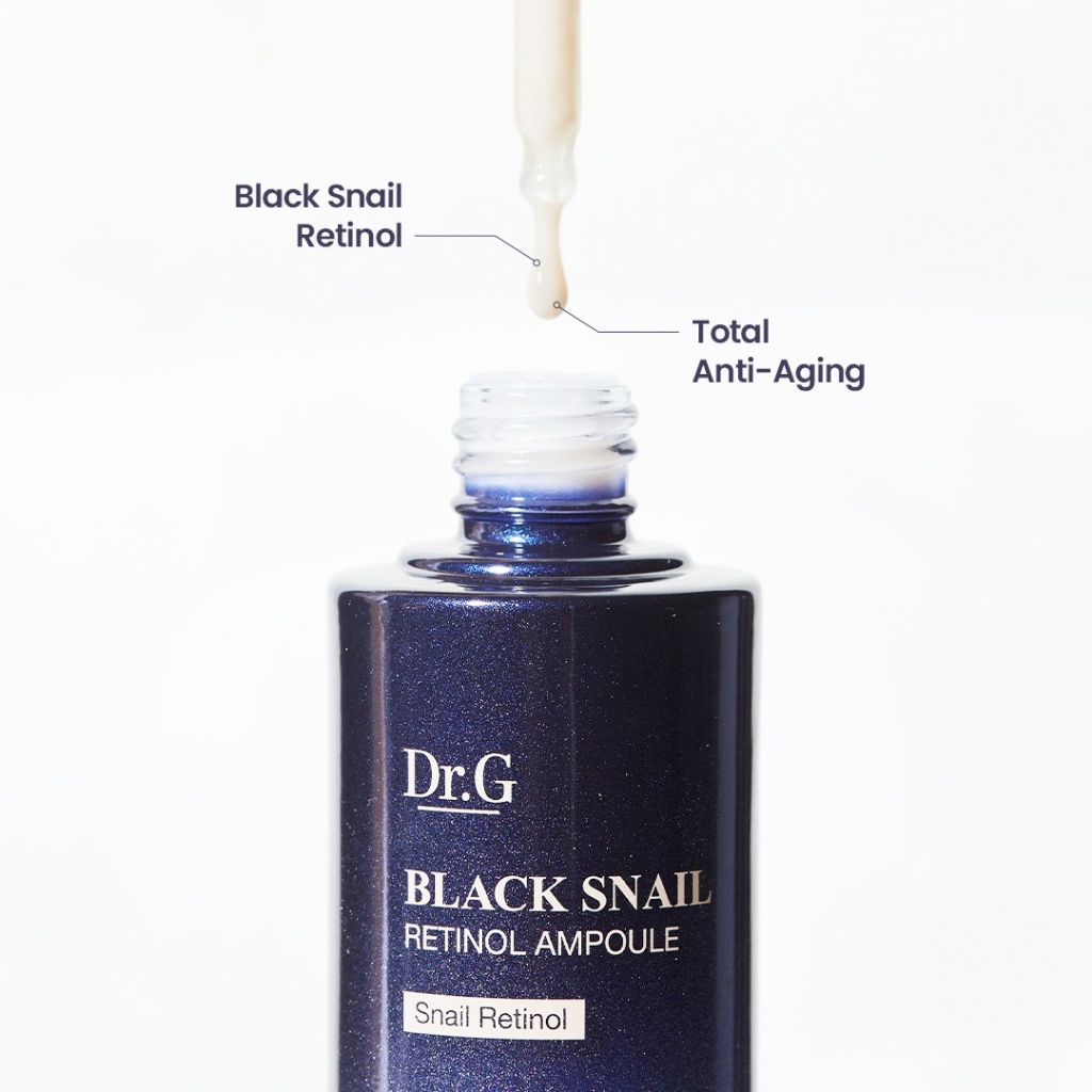 Dr.g Black Snail Toner / Nhũ tương / Retinol Ampoule 50ml / Cream 50ml / Prestige SET - Total Anti-Aging, Elastic Boosting
