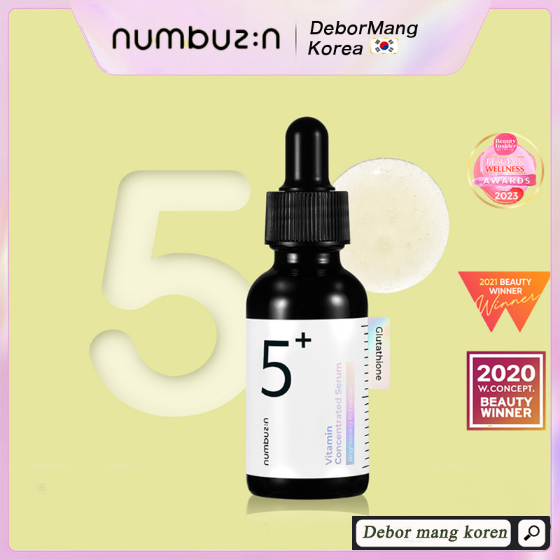 Tinh Chất numbuzin no.5 glutathione vitamin Đậm Đặc serum 30ml