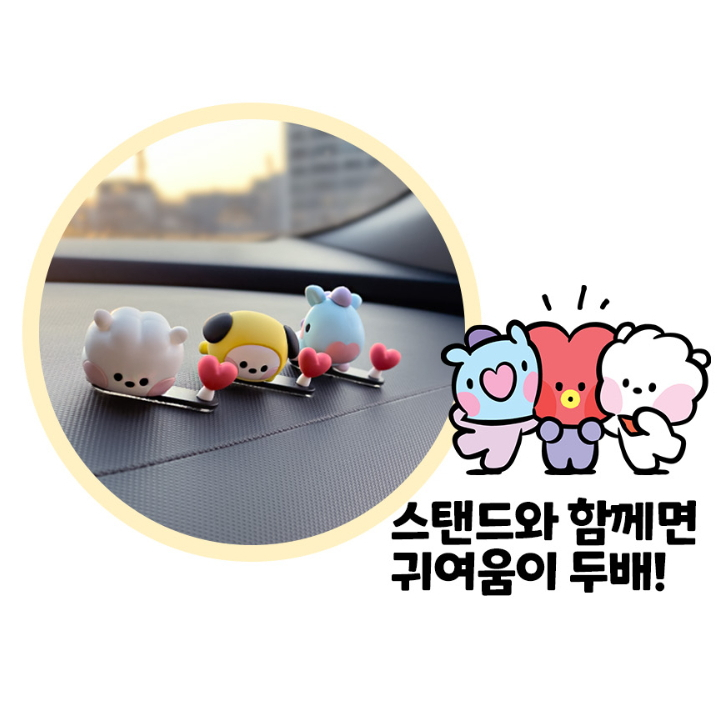 Mô Hình Nhân Vật bt21 minini Để Bàn Trang Trí