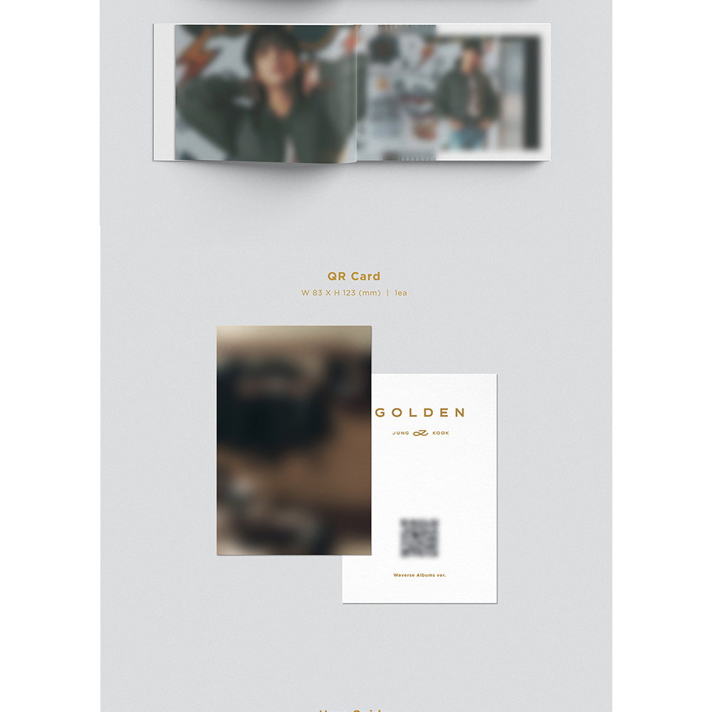 Album Solo Hybe Labels Bts Jungkook - Golden phiên bản album Weverse