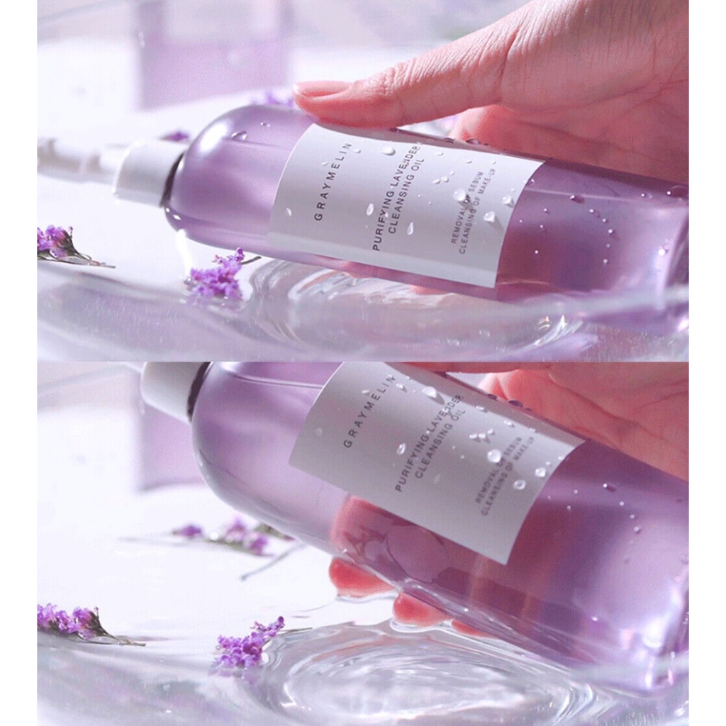 Dầu tẩy trang hoa oải hương Graymelin Purifying Lavender Cleansing Oil 400ml