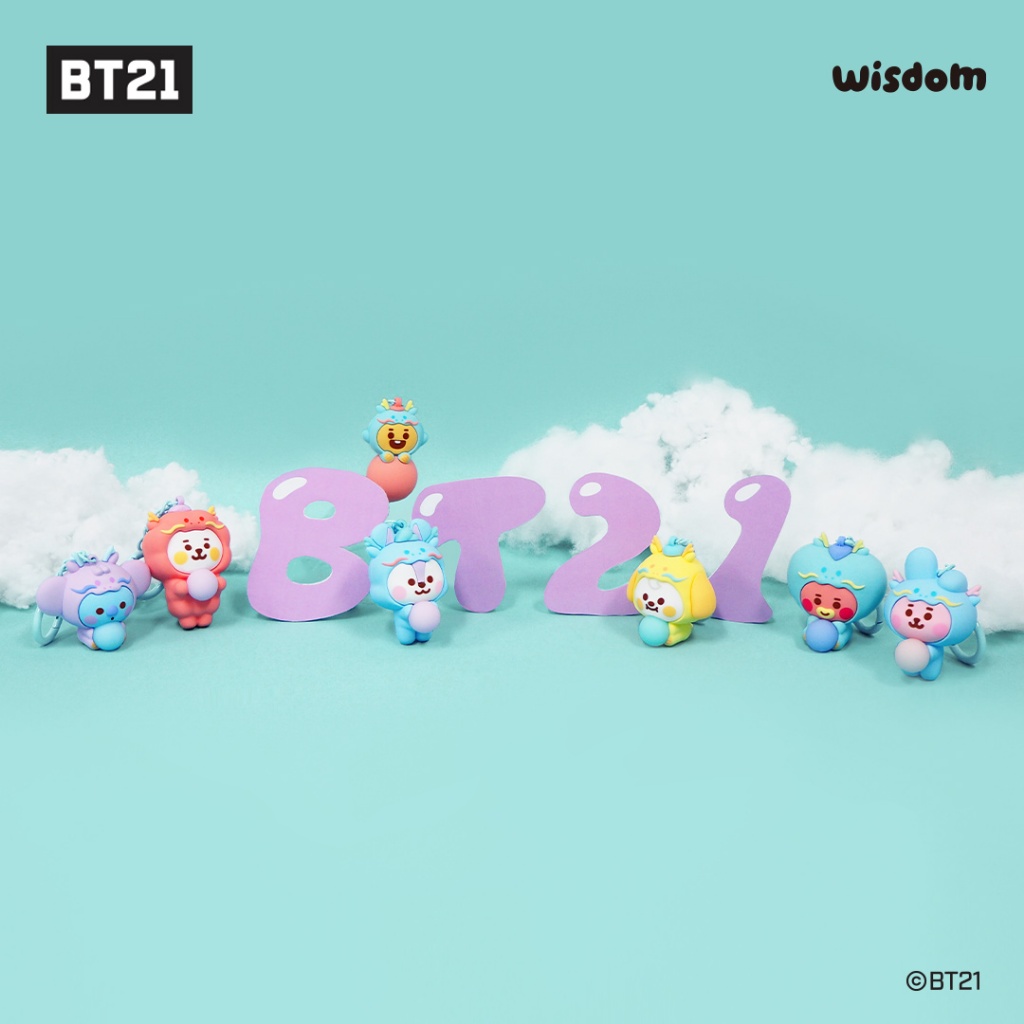 Móc Khóa Hình Rồng BT21 minini Trong Phim BT21