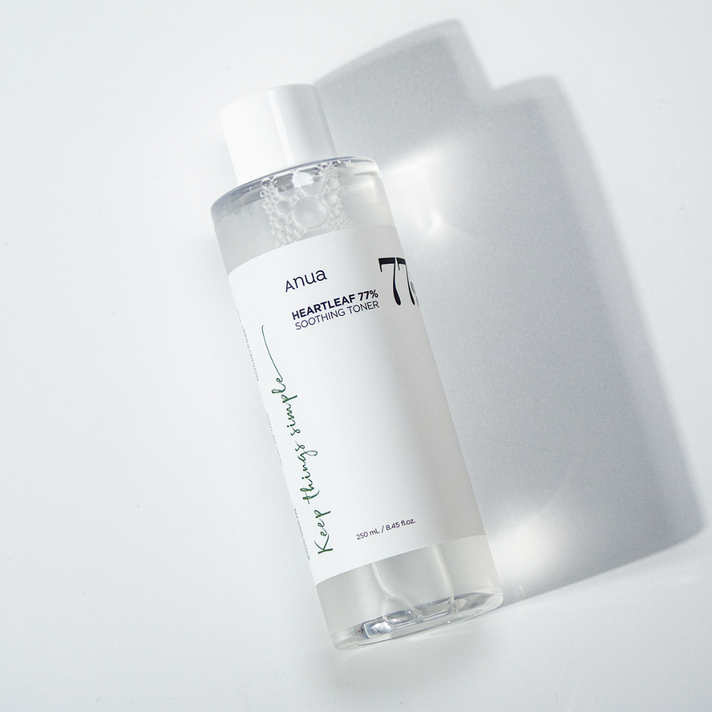 HEARTLEAF 77% SOOTHING TONER 250ml/500ml | Giúp Da Mềm Mịn  Nước Hoa Hồng Hàn Quốc Giúp Làm Trắng Và Chăm Sóc Da