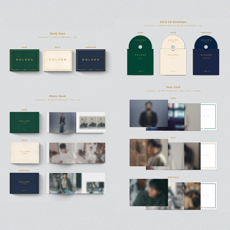 Album đầu tay trọn bộ Hybe Labels BTS Jungkook GOLDEN