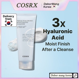 Sữa rửa mặt axit hyaluronic 50ml / 150ml dưỡng ẩm dịu nhẹ cosrx