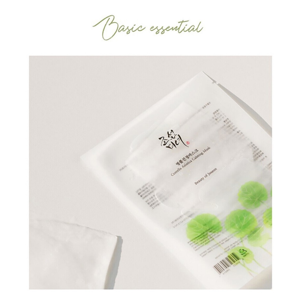 Mặt nạ giấy rau má  Beauty of Joseon Centella Asiatica Calming Mask