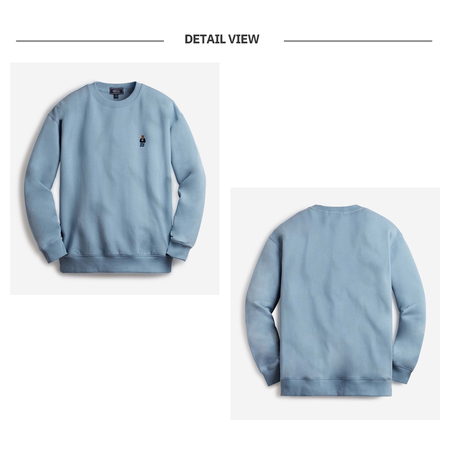 Áo Sweatshirt WHO.A.U WHMWD4T01U Steve Embroidery Sweatshirt (Fleece-lined)