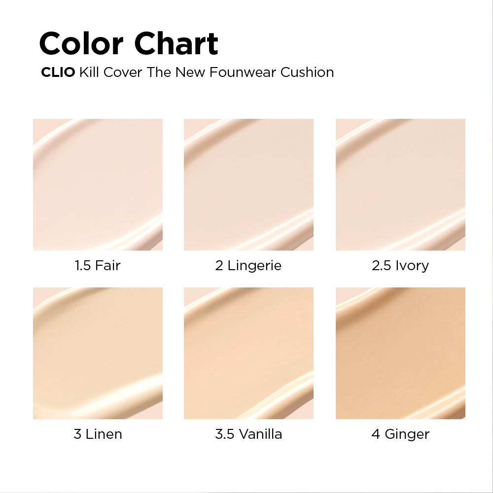 Phấn nước Clio Kill Cover The New  15gx2