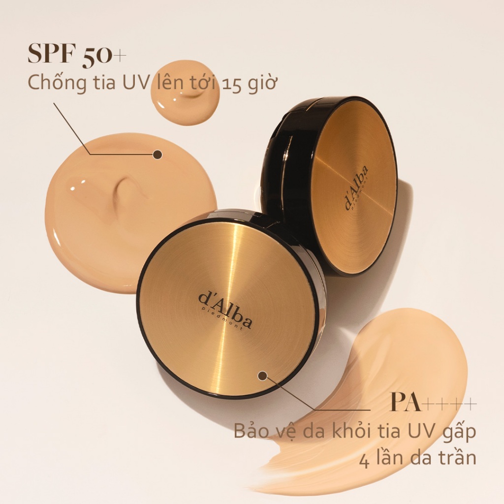 [d'Alba Official Store] Phấn nước che phủ căng bóng Glow-fit Serum Cover Cushion 15g