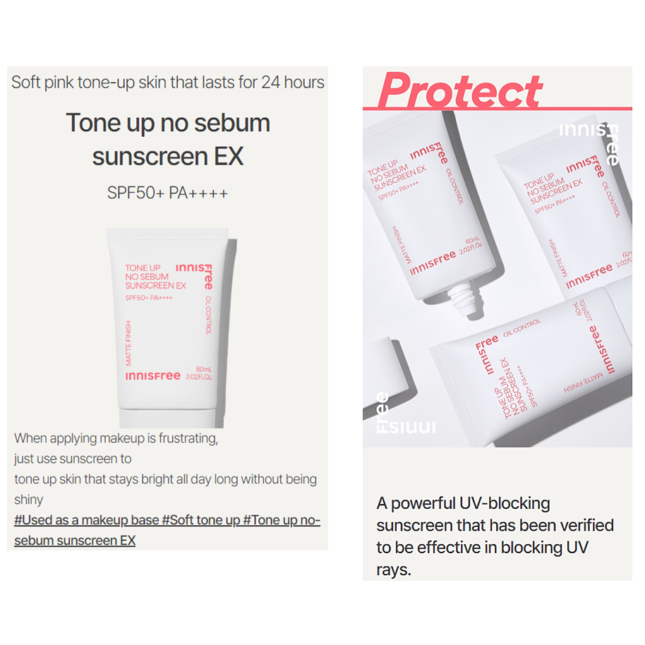 Kem Chống Nắng innisfree 50ml Lâu Trôi Chống Tia uv