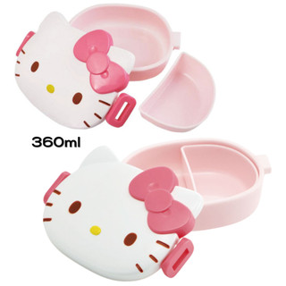 [skater] Hộp Cơm Mặt hello kitty bento cho bé 360ml qad4