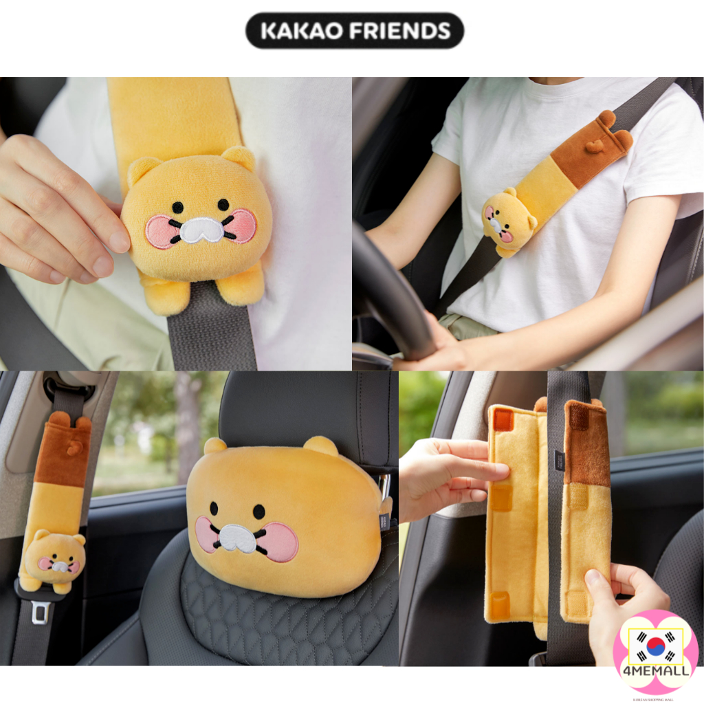 Kakao friends Đệm Bọc Dây Đai An Toàn Xe Hơi choonsik