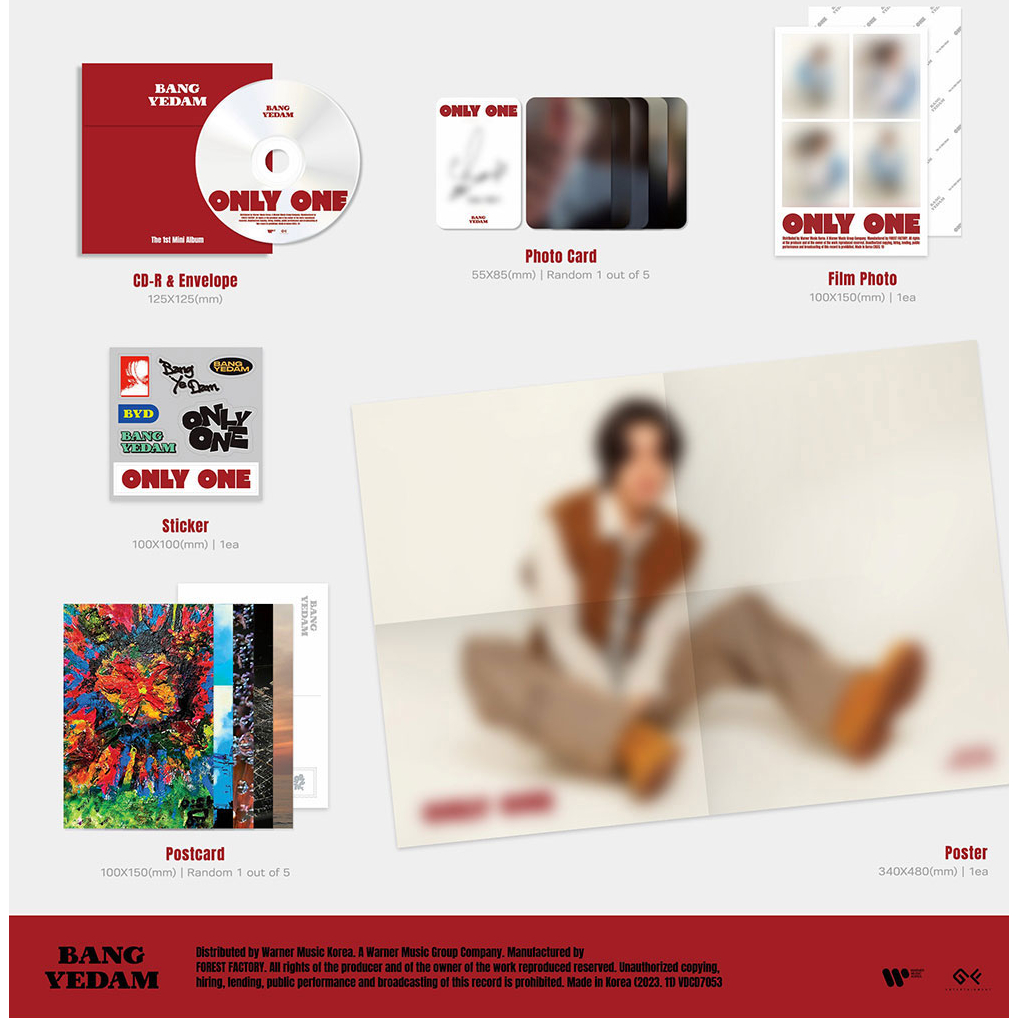 BANG YEDAM  1st MINI ALBUM