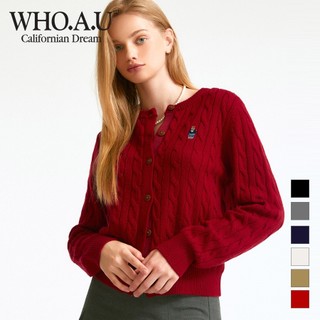  Áo Cardigan Steve Cable Wool Women Style I WHCKD4902F