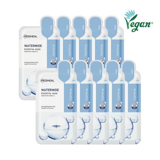 MEDIHEAL  Set 10 Mặt Nạ Tảo Biển Mixdair collagen Trà Xanh Làm Bằng Thủ Công