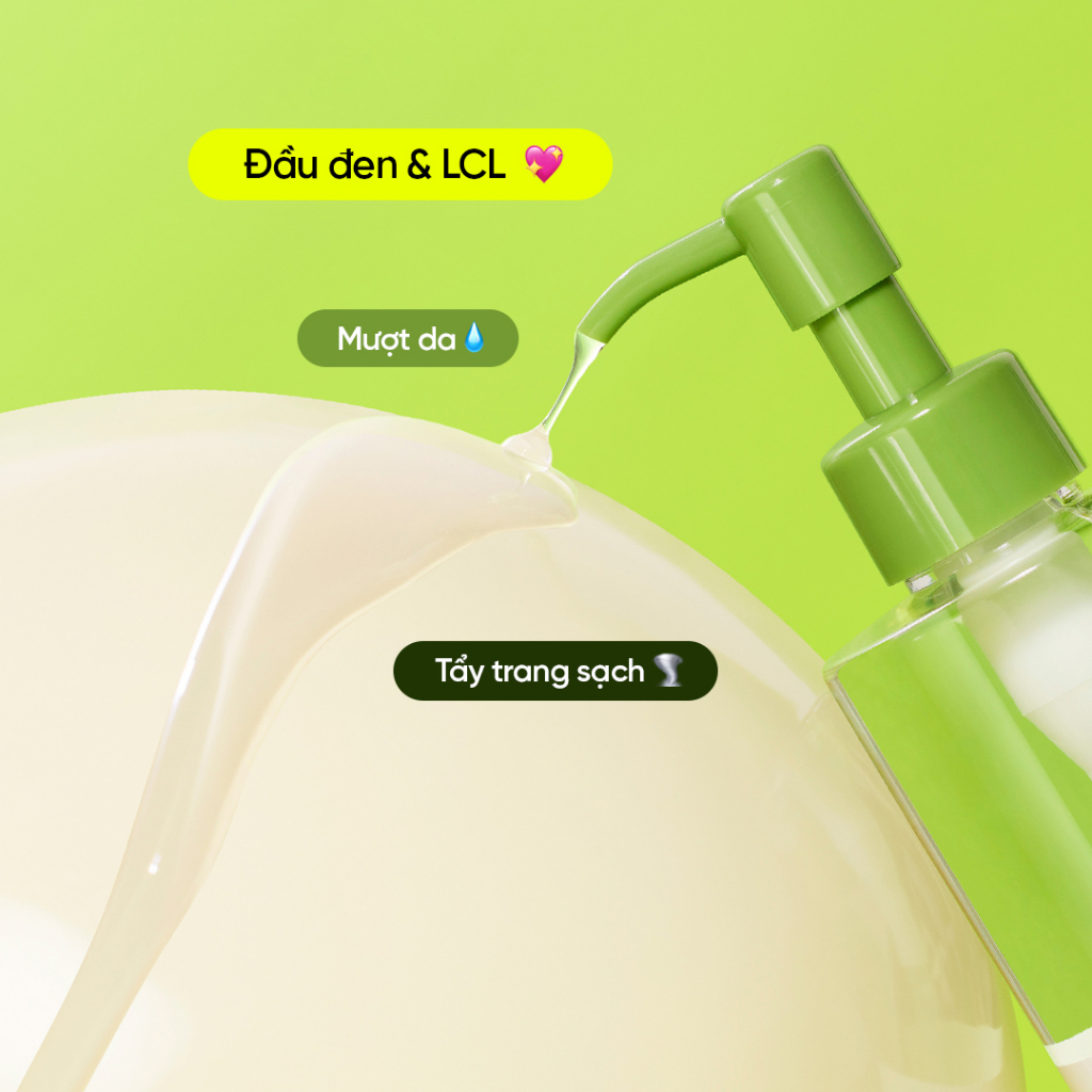 Dầu Tẩy Trang beplain Đậu Xanh - Greenful Cleansing Oil 200ml