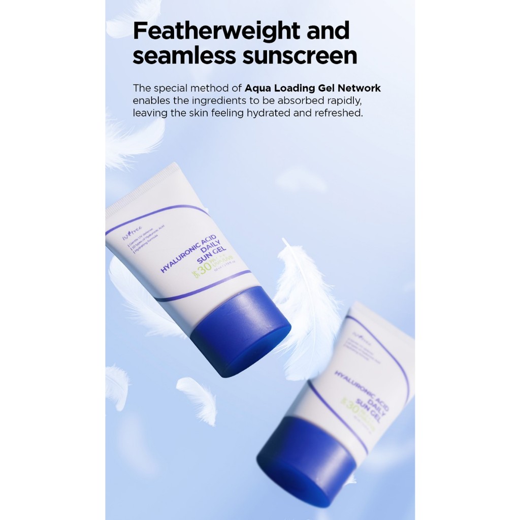 ISNTREE Kem Chống Nắng Chứa hyaluronic acid 50ml / yam Sữa Rễ 50ml