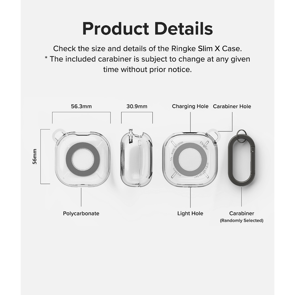 Ringke Siêu Mỏng Cho Galaxy Buds FE 2 Pro Buds 2 Buds Pro Buds Live