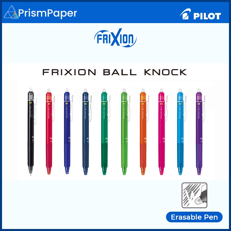 Pilot FriXion Ball Knock 0,5 / 0,7mm Bút xóa được Knock / Clicker Refill sản xuất tại Nhật Bản