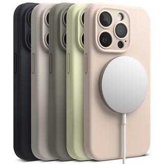 Ringke Silicone Từ tính cho iPhone 15 Pro Max 15 Pro Vỏ silicon mềm nhẹ