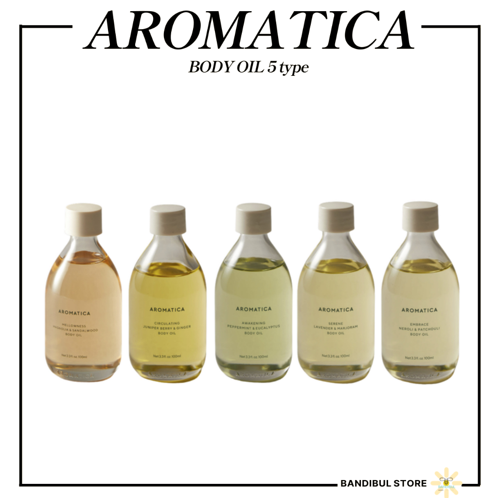 [AROMATICA]Body oil 100ml, choose 1 of 5 types