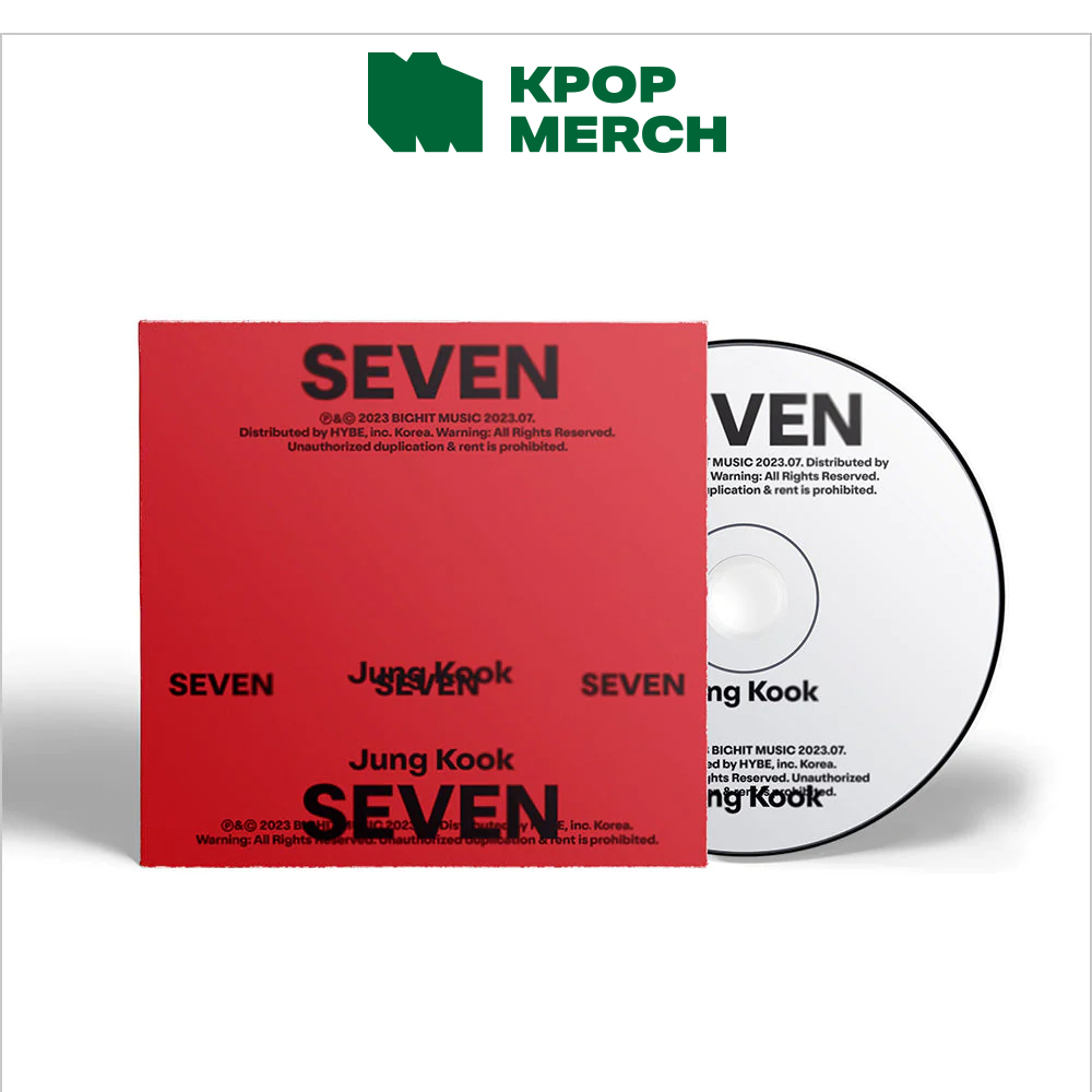 Sách ảnh Hybe Labels BTS Jungkook - Seven Single Cd