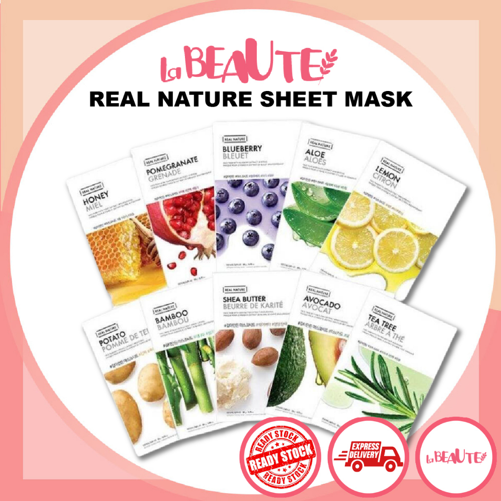 The face shop Set 5 Mặt Nạ Thiên Nhiên 20g Chất Lượng Cao